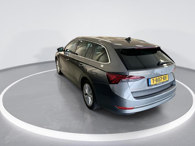 Skoda OCTAVIA Combi 1.0 e-TSI 110pk DSG Business Edition Plus · Apple/Android Car Play · Navigatie · Elek. Achterklep · P-sensoren · ACC · 17'' Inch · Garantie t/m 10-08-2027 of 100.000km
