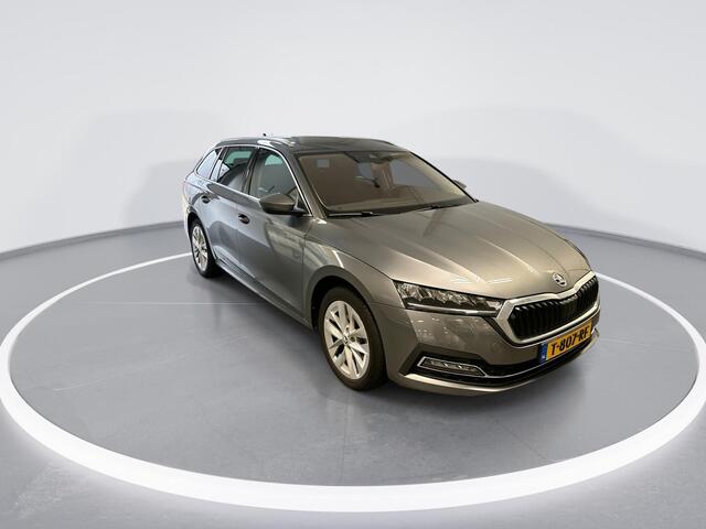 Skoda OCTAVIA Combi 1.0 e-TSI 110pk DSG Business Edition Plus · Apple/Android Car Play · Navigatie · Elek. Achterklep · P-sensoren · ACC · 17'' Inch · Garantie t/m 10-08-2027 of 100.000km