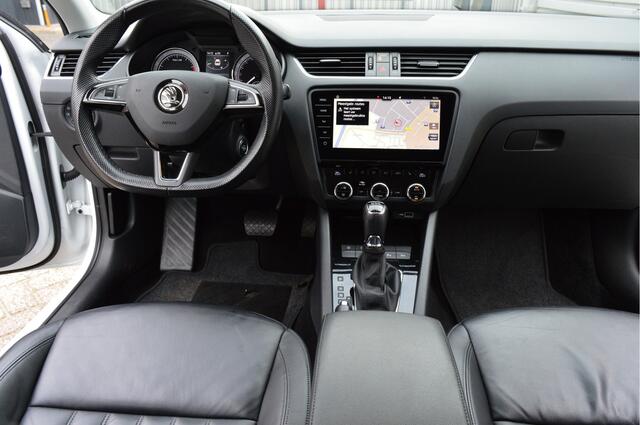 Skoda OCTAVIA Combi 1.5 TSI Greentech Business Edition Plus O.a: Leder, Stoelverw, Camera, Haak, PDC, Carplay, Etc. All-in Prijs!