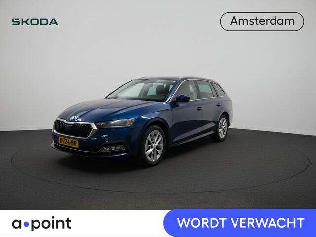 Skoda OCTAVIA Combi 1.0 e-TSI Business Edition Plus 110 pk Automaat (DSG) | Verlengde garantie | Navigatie | Parkeersensoren | Adaptieve cruise control | Stoelverwarming |