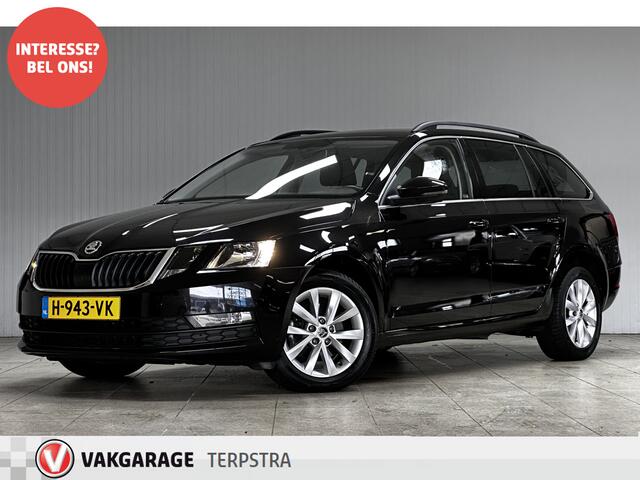 Skoda OCTAVIA Combi 1.5 TSI Greentech Business Edition/ 150pk!/ Automaat!/ Apple + Android/ Stoelverw./ PDC/ Extra getint glas/ 16'' LMV/ Half-Leder/ Navi/ Clima/ Cruise/ Bluetooth/ Armsteun/ Multi. Sportstuur/ Mistl./ Chroom/ Dakrails.