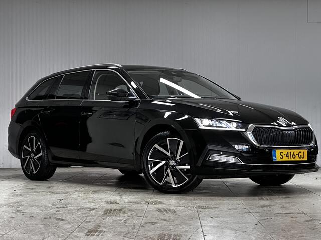 Skoda OCTAVIA Combi 1.5 TSI First Edition/ Trekhaak!/ 18'' LMV/ LED Koplampen/ Keyless/ Virtual Cockpit/ Camera/ Lane-Assist./ Stoelverw./ Elek. Kofferklep/ Grootlicht Assist./ Dakrails/ Chroom/ PDC V+A.