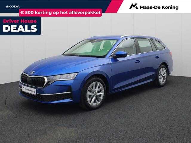 Skoda OCTAVIA Combi 1.5TSI/150PK MHEV Selection DSG · Trekhaak · Camera · Apple/Android · Keyless · Garantie tot januari 2027