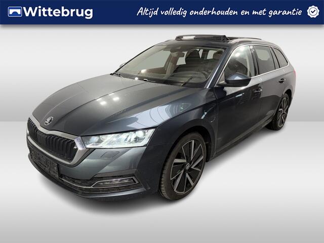 Skoda OCTAVIA Combi 1.4 TSI iV PHEV Style AUTOMAAT/ PANO/ DODE HOEK/ MEMORY SEAT/ STOEL + STUUR VERWARM./ SMARTLINK/ CLIMA/ NAVI/ 18'' LMV