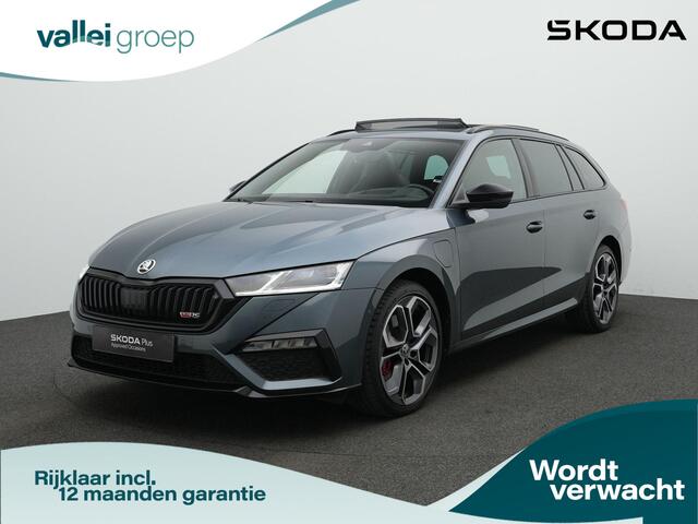 Skoda OCTAVIA Combi 1.4 TSI 245 pk DSG RS iV PHEV Business | Panoramadak | Geheugen-/massagestoelen | Head-up display | Canton | Leder/alcantara | Stuur-/achterbankverwarming | Matrix LED
