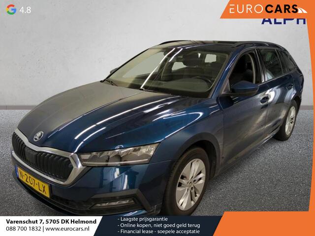 Skoda OCTAVIA Combi 1.0 e-TSI Business Edition Navigatie Apple Carplay/Android Auto Parkeersensoren Adaptive Cruise Control Virtual Cockpit Full Led Climate Control Lichtmetalen velgen