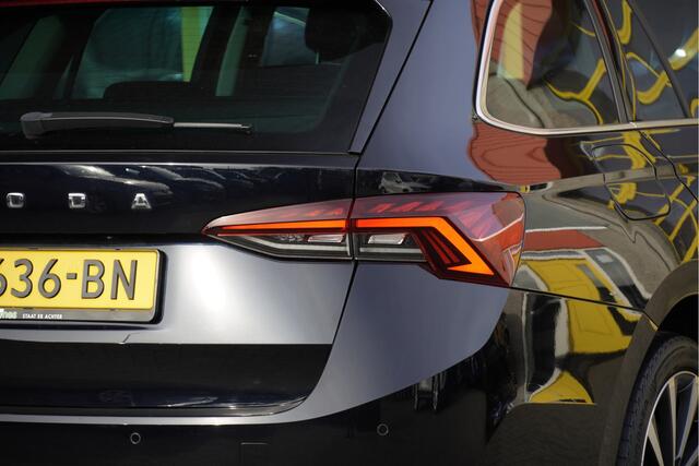 Skoda OCTAVIA Combi 1.5 TSI 150PK! First Edition BJ2020 Lmv 18" | Led V+A | Pdc | Navi | Keyless entry | Elek. achterklep | App-Connect | Virtual cockpit | Head-Up display | Dashboard verlichting | Climate control | Cruise control | Verwarmde voorstoelen | Nw-model!