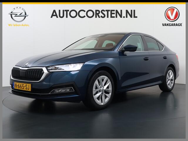 Skoda OCTAVIA e-TSI AUT Trekhaak Adap.Cruise Camera Navi Ecc Apple Carplay Android Auto Virtual Cockpit Business Edition Plus Elek.Achterklep Stoelverwarming voor+achter Lmv DAB Led Keyless advanced Dodehoek detector 1e Eigenaar Origineel Nederlandse Auto Mild-Hybrid