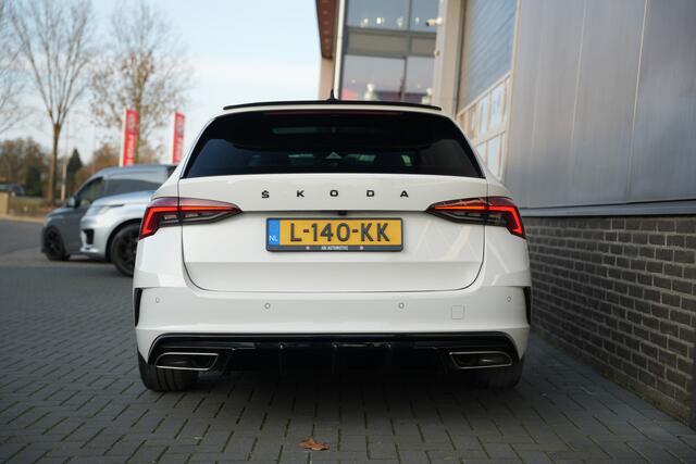 Skoda OCTAVIA Combi 2.0 TSI 245 pk RS Matrix-Led/ Pano-Dak/ Kuipstoelen/ Adapt.Cruise/ Adapt. Onderstel/ Carplay/ Keyless/ Camera/ 19''LMV