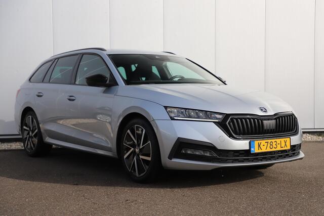 Skoda OCTAVIA Combi 1.0 e-TSI Sport Business Automaat Sportstoelen 17 inch LMV Navigatie Clima Adaptive Cruise Sfeerverlichting