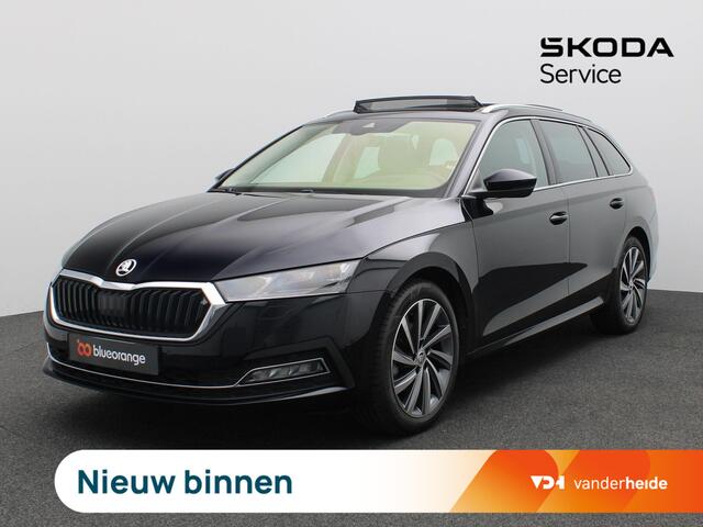 Skoda OCTAVIA Combi 1.5 TSI First Edition 150PK DSG Pano-Schuifdak, Trekhaak, Head-Up Display, 18" LM Velgen, Side Assist, Elektr. Achterklep, Stoelverwarming, Navi