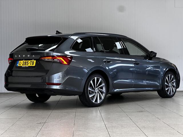 Skoda OCTAVIA Combi 1.5 TSI First Edition/ Virtual Cockpit/ Apple+Android/ DAB+/ 18''LMV/ Keyless/ Clima/ Navi/ Cruise/ Bluetooth/ Multi.LEDER.Stuur/ Elek.pakket/ isofix/ PDC V+A.