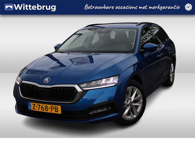 Skoda OCTAVIA Combi 1.0 e-TSI 110pk Business Edition / Elec. Haak / Keyles Entry / App Connect / Parkeersensoren V+A / LM 17 inch P4