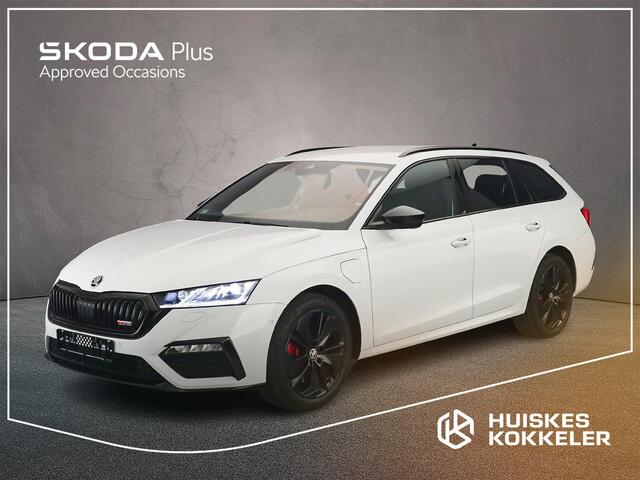 Skoda OCTAVIA Combi RS iV Business 1.4 TSI PHEV 245pk DSG Automaat Adaptive cruise control, CANTON audio, Achteruitrijcamera, Elektrische achterklep, Navigatie