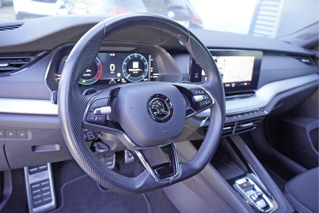 Skoda OCTAVIA Combi 1.5 e-TSI 150PK! Automaat Sport Business BJ2022 Lmv 17" | Led V+A | Dynamische knipperlichten | Pdc | App-Connect | Navi | Virtual cockpit | Dashboard verlichting | Climate control | Cruise control | Sportstoelen/stuur | Zwarte hemel