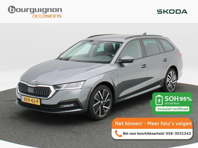Skoda OCTAVIA Combi 1.4 TSi iV PHEV 218 Pk Sportline Business | Camera | Stoel/Stuur verwarming | Climatronic | Cruise Control | Navigatie | CarPlay | 18 Inch | 94.711 Km !!
