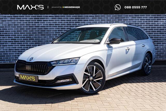 Skoda OCTAVIA Combi 1.0 e-TSI Sport Business | Parkeersensoren | Sportstoelen | Lichtmetalen Velgen 18 inch | Navigatie | Apple Carplay | Android Auto | Voorruitverwarming