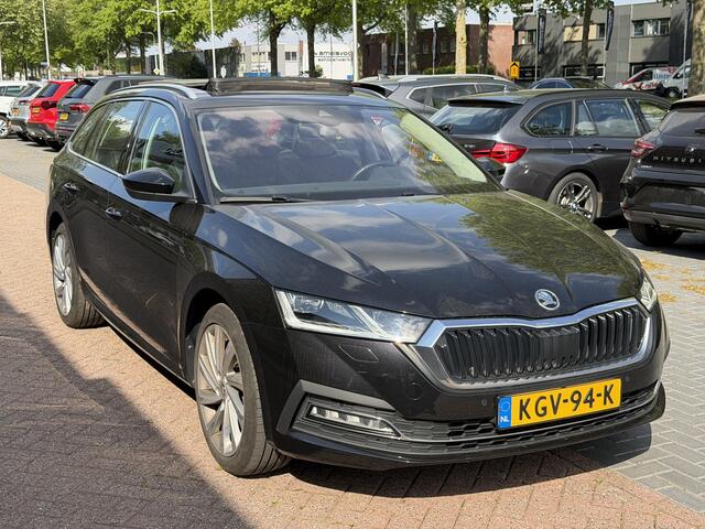 Skoda OCTAVIA Combi 1.4 TSI iV PHEV Sportline Business 205PK | Panoramadak | Leder | Memory Seats | Canton | Afn. Trekhaak | Winterset extra!