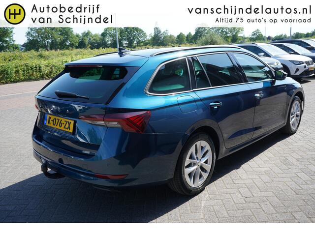 Skoda OCTAVIA Combi 1.0 E-TSI 111PK BUSINESS EDITION ORIGINEEL NL DEALER ONDERHOUDEN CAMERA VIRTUEEL COCKPIT STOEL+STUURVERWARMING ANDROID/APPLECARPLAY NAVI ELECTR.KLEP AFN.TREKHAAK KEYLESS PDC V+A+ASSIST CRUISECONTROL ENZ...