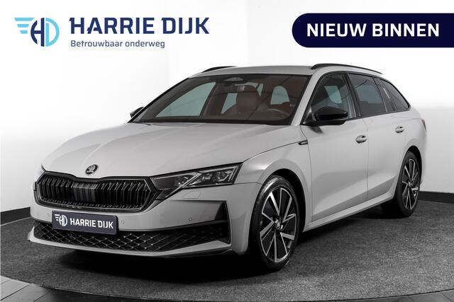 Skoda OCTAVIA Combi 1.5 TSI MHEV 150 PK Sportline Tour | Elek. Trekhaak | Matrix Led | Adapt. Cruise | Winterpakket | 13 inch Navi | Camera | NAV + App. Connect | ECC | Elek. Klep | LM 18" |