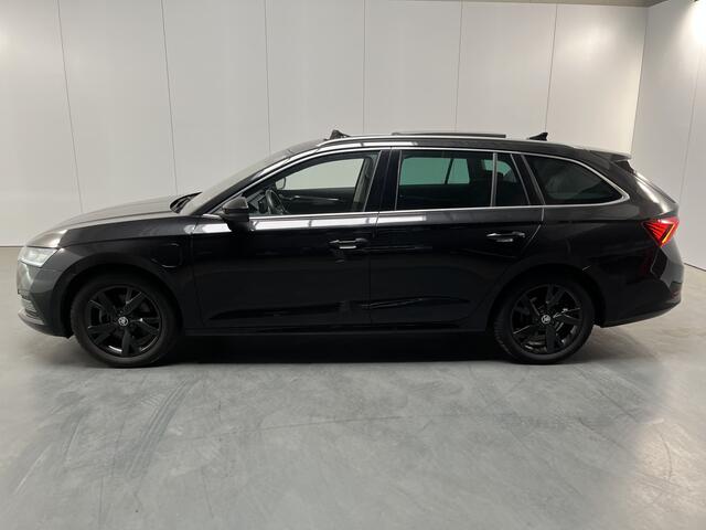 Skoda OCTAVIA Combi 1.4 TSI iV PHEV Style / AUTOMAAT/ PANO/ CRUISE CONTROL/ STUUR+STOELVERWARM./ SMARTLINK/ MEMORY SEAT/ DODEHOEK/ KEYLESS/ DIGITAL DASH/ RIJ-MODI/ DAB/ NAVI/ CLIMA/ 18'' LMV