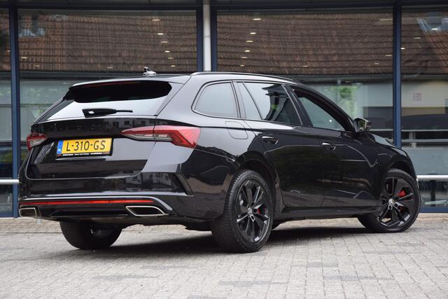 Skoda OCTAVIA Combi 1.4 TSI 245PK RS iV PHEV Business DSG Automaat | Geen Import (uniek) | BOVAG Garantie | Plug in Hybride SOH 94,67% | Matrix LED | Adaptive Cruise Control | Apple Carplay/Android Auto | Electrische Achterklep |