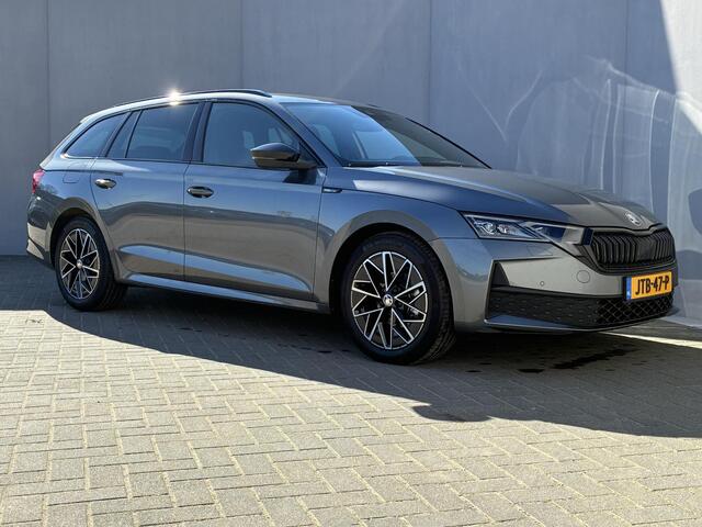 Skoda OCTAVIA Combi 1.5 TSI MHEV Sportline / Fabrieksgarantie t/m 12-2026 / Adaptieve Cruise Control / Navigatie / Apple Carplay/Android Auto / Achteruitrijcamera / Stoelverwarming / Sportstoelen / Elektrische achterklep /