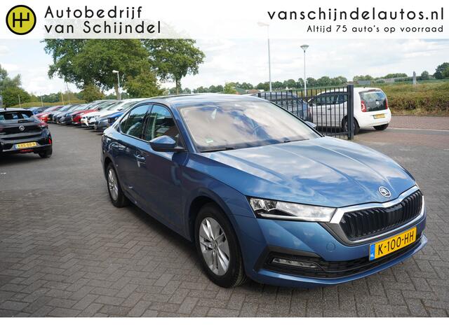 Skoda OCTAVIA 1.0 e-TSI 111PK AUTOMAAT BUSINESS EDITION LUXE ORIGINEEL NEDERLANDS CAMERA TREKHAAK VIRTUEEL COCKPIT FULL LED ANDROID/APPLECARPLAY NAVI KEYLESS STOEL+STUURVERWARMING LMV PDC V+A ENZ...