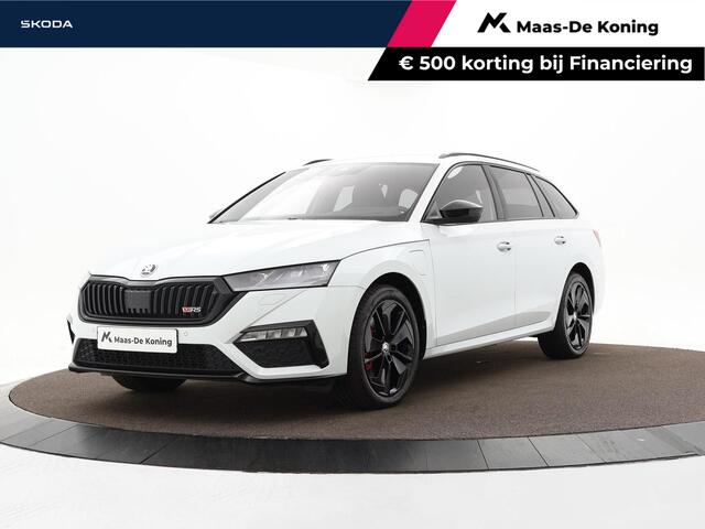 Skoda OCTAVIA Combi 1.4 TSI iV PHEV 245pk DSG RS · Inklapbare Trekhaak · Head-Up Display · Matrix LED · Stoelverwarming · ACC · Keyless ·