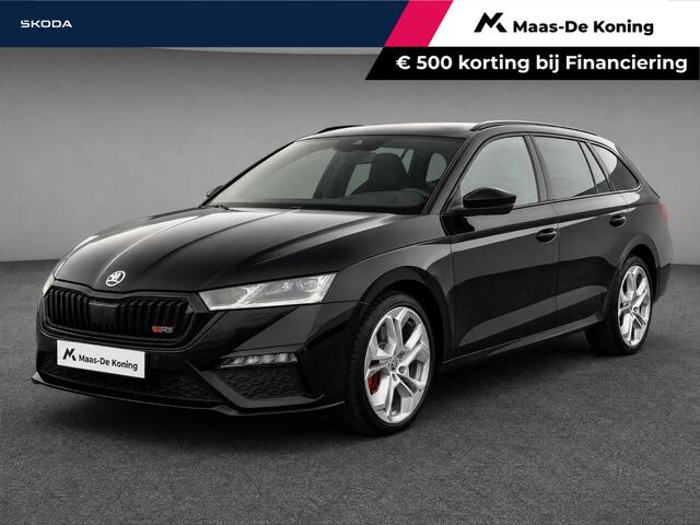 Skoda OCTAVIA Combi 1.4TSI PHEV 180kW/245PK RS iV · Trekhaak · Camera · Navigatie · Leder/Alcantara · Apple/Android Car Play ·