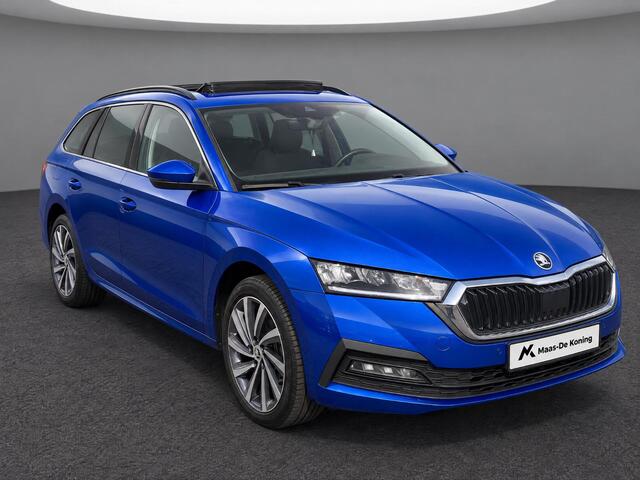 Skoda OCTAVIA Combi 1.4TSI iV PHEV 150kW/204PK Sportline Business · Panoramadak · Navigatie · Camera + Parkeersensoren · Stoel, Stuur + achterbank verwarming · 18'' Velgen ·