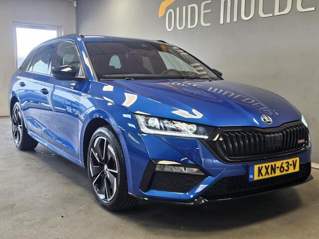 Skoda OCTAVIA Combi RS iV 1.4 electric 245PK | Memoryseats | Head-up | Stoelverwarming v+a | Camera | Keyless | Led |