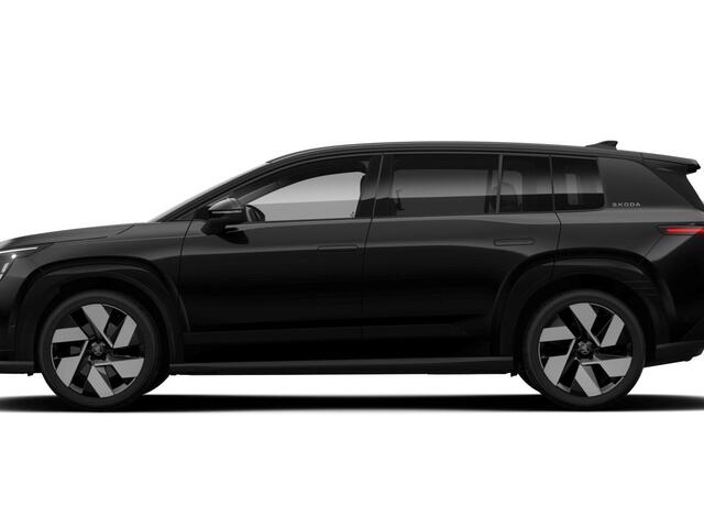 Skoda Peaq 90 Business Edition 7p. 286 pk | Suite Interieur | Adaptive Chassis Control Pakket | Assist pakket | Convenience Pakket met stoelventilatie | Derde zitrij | Simply Clever | Tech pakket | Trekhaak | Warmtepomp | Winter pakket | 21" lichtmetalen velgen "Javan" zwart gepolijst