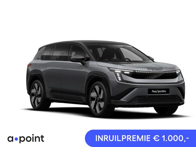 Skoda Peaq 90 Sportline 7p. 286 pk | Winter pakket | Warmtepomp | Adaptive Chassis Control Pakket | Assist pakket | Trekhaak | Panorama Dak | Velgen: 21" lichtmetalen velgen "Dugong" zwart gepolijst | Simply Clever