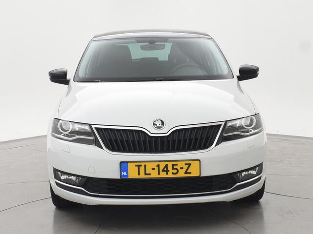 Skoda RAPID Spaceback 1.0 TSI DSG AUT CLEVER WIT PARELMOER + PANORAMADAK | STOELVERWARMING | DAB | NAVIGATIE