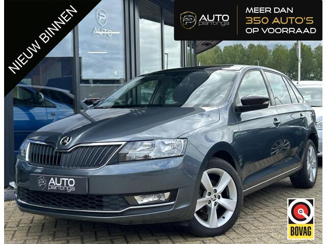 Skoda RAPID Spaceback 1.0 TSI Greentech Clever 95PK | ZEER NETTE STAAT | NL AUTO | NAP | Panoramadak | Stoelverwarming | Parkeersensoren | Navigatie | Armsteun | Climate Control | Cruise Control | 2 Sleutels |