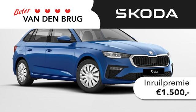Skoda SCALA 1.0 TSI Essence | Apple carplay / Android auto | Armsteun voor |