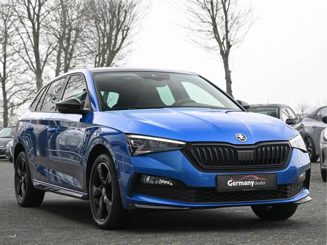 Skoda SCALA 1.0TSI 110pk Monte Carlo Pano Schaalstoelen Led Keyless Virtual DAB Ambiente VOL!