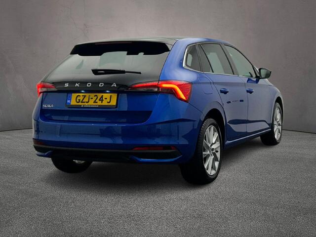 Skoda SCALA Business Edition 1.0 TSI 110pk DSG Automaat Adaptive cruise control, Panoramadak, Navigatie, LED koplampen, Achteruitrijcamera, Parkeersensoren, App connect, DAB, Radio