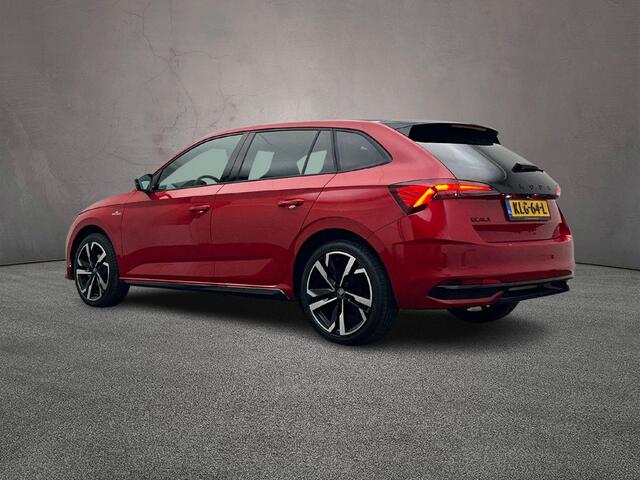 Skoda SCALA Monte Carlo 1.0 TSI 115pk DSG Automaat Trekhaak, Panoramadak, Adaptive cruise control, Achteruitrijcamera, Stoelverwarming, LED koplampen, Parkeersensoren