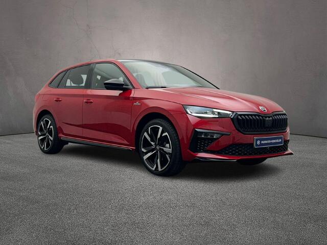 Skoda SCALA Monte Carlo 1.0 TSI 115pk DSG Automaat Trekhaak, Panoramadak, Adaptive cruise control, Achteruitrijcamera, Stoelverwarming, LED koplampen, Parkeersensoren