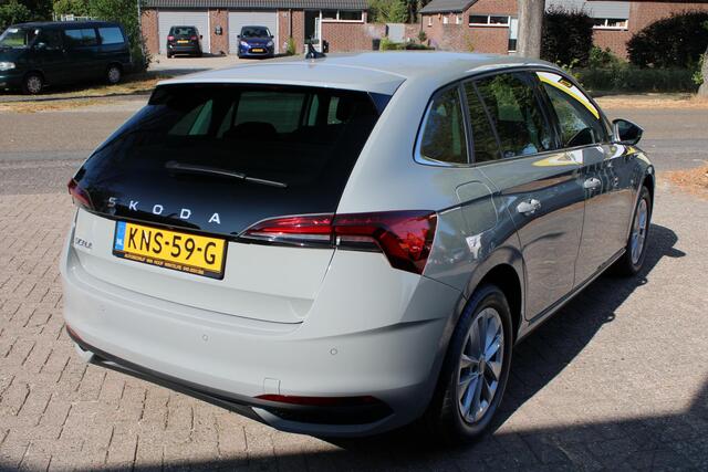 Skoda SCALA 1.0 TSI Trekhaak, Stoelverwarming, Carplay, Keyless, Camera, ACC, ECC, Navi, LED, Parkeersens. V en A, 16" LMV