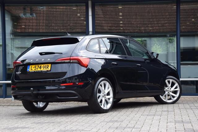 Skoda SCALA 1.0 TSI Sport Business DSG Automaat | Org. NL | BOVAG Garantie | Trekhaak | Achteruitrijcamera | Apple Carplay/Android Auto | Full LED | 18'' Velgen | Stoelverwarming |