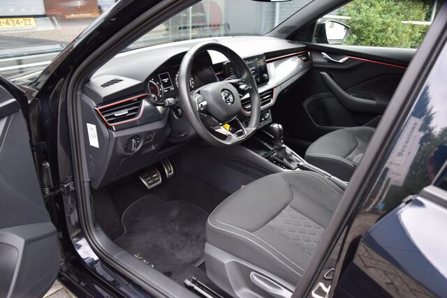 Skoda SCALA 1.0 TSI Sport Business DSG Automaat | Org. NL | BOVAG Garantie | Trekhaak | Achteruitrijcamera | Apple Carplay/Android Auto | Full LED | 18'' Velgen | Stoelverwarming |