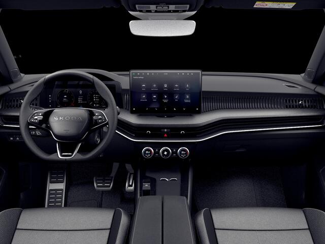 Skoda SUPERB combi Sportline Business 1.5 TSI PHEV 204 PK | Panorama dak | Suite Sport Leder | 19" lichtmetalen velgen | Trekhaak | Canton Geluidssysteem |