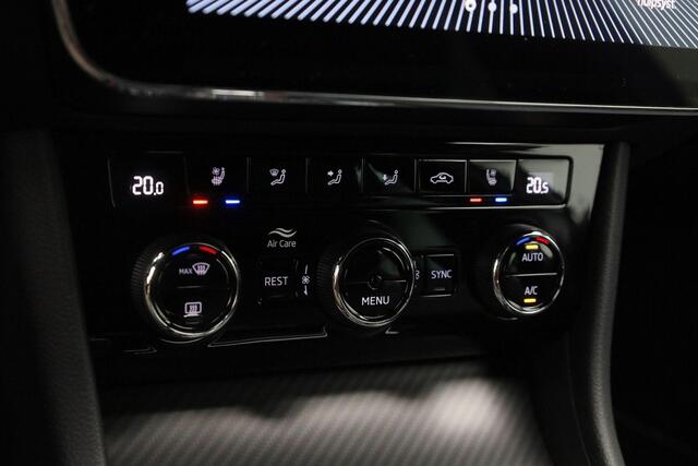 Skoda SUPERB 1.4 TSI 218 pk DSG iV Sportline Business | Panoramadak | Leder | Geheugen-/massagestoelen | Navigatie Columbus | Stoelventilatie