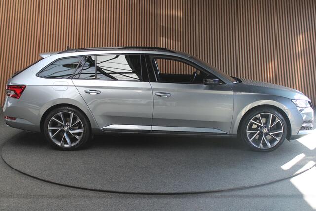 Skoda SUPERB Combi 2.0 TSI 4x4 Aut ACC Navi Camera Leder PDC Elektr. achterklep Climate 4-zone Memory Stuurverwarming Stoelverwarming LED PDC