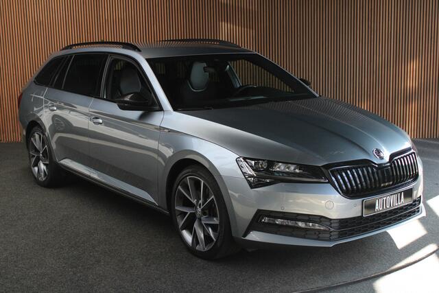 Skoda SUPERB Combi 2.0 TSI 4x4 Aut ACC Navi Camera Leder PDC Elektr. achterklep Climate 4-zone Memory Stuurverwarming Stoelverwarming LED PDC