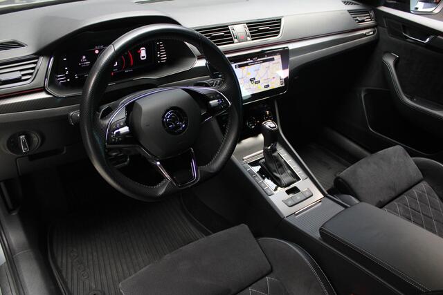 Skoda SUPERB Combi 2.0 TSI 4x4 Aut ACC Navi Camera Leder PDC Elektr. achterklep Climate 4-zone Memory Stuurverwarming Stoelverwarming LED PDC