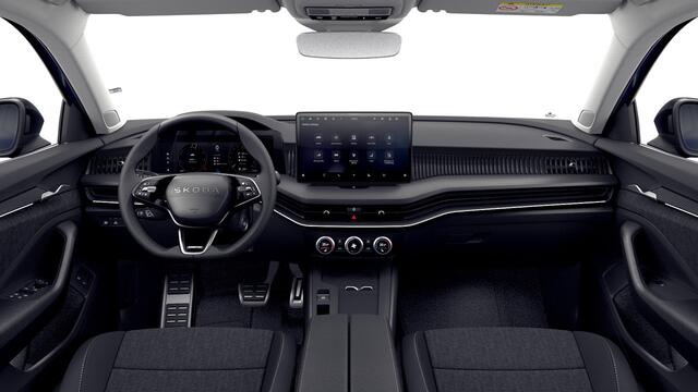 Skoda SUPERB Combi 1.5 TSI iV 204 6DSG Sportline Business Automaat | Mechanisch wegklapbare trekhaak | Multifunctioneel verwarmbaar 3 spaaks sportstuur incl. peddels voor recuperatie en HOD (hands off detectie)